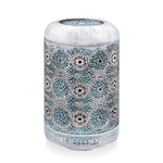 mbeat activiva Metal Essential Oil and Aroma Diffuser 260ml -White