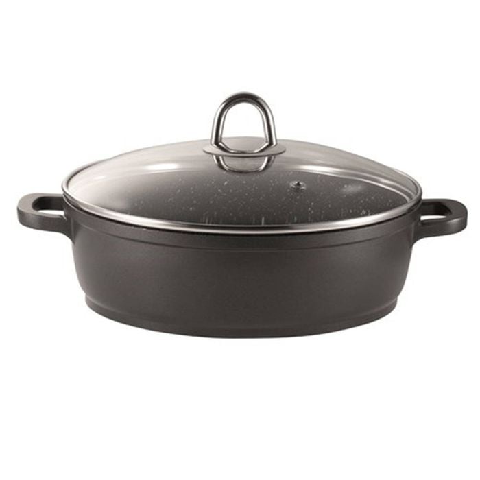 Granite Non Stick Saute Pan With Lid 32cm Baccarat