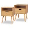ALFORDSON 2x Bedside Table Wood