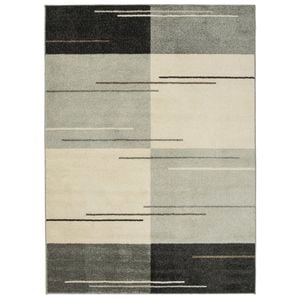 Sahara 160 x 230cm Lines Jet Rug
