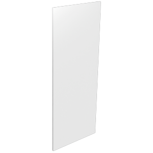 Lugna 1536 x 600 x 16mm White End Panel
