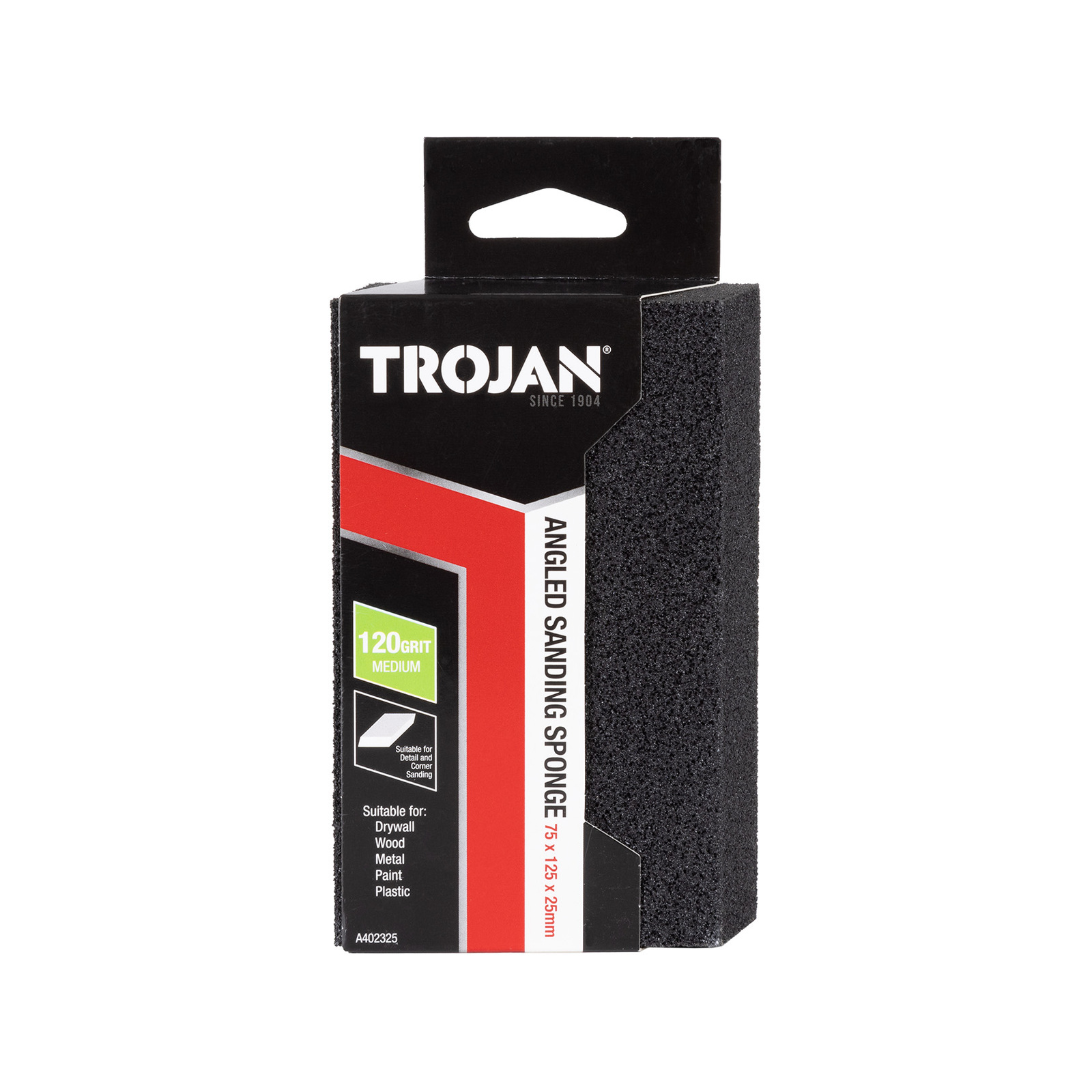 Trojan 120 Grit Angled Sanding Sponge 120 Grit Bunnings Australia