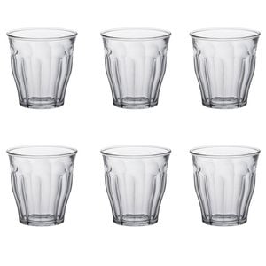Duralex Picardie Set of 6 Tumbler Glasses  7X7X7.5cm  - 130ml