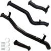 Ignite Exhausts Dpf Back For Toyota Landcruiser 79 Series V8 S/cab 3" With Pipe Black Aluminised Steel