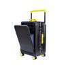 AIRWAY Voyager Plus - 24 Inch Aluminium Check-In Luggage 65L - Black