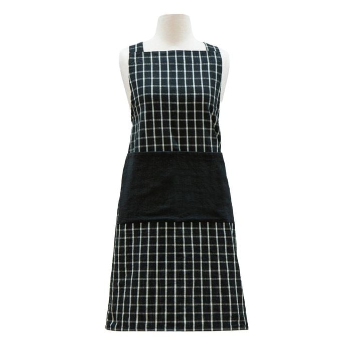 Ladelle Hemingway Black Cross Back Apron