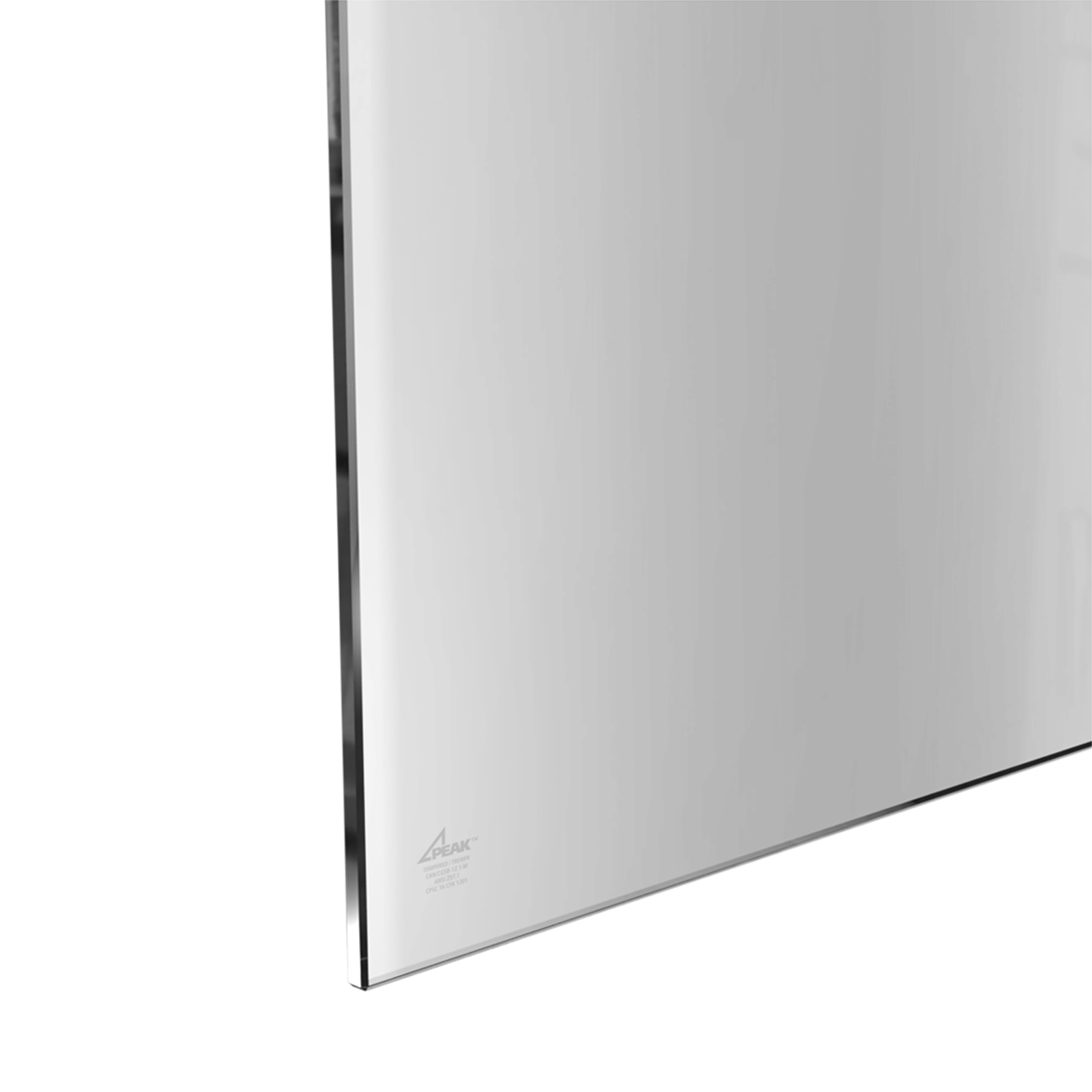 Peak 1250 x 857mm Clear Aluminium Deck Balustrade Glass Panel thumbnail 2