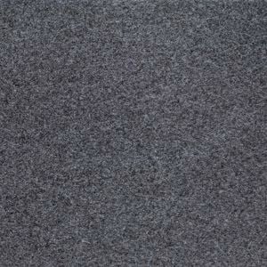 Q'Decor 2m Light Grey Resin Back Velour Marine Carpet - Light Grey