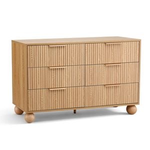 Artiss 6 Chest of Drawers Storage Cabinet Pine