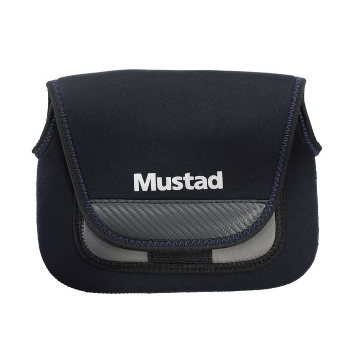 Large Mustad Neoprene Fishing Reel Cover to Suit Spinning Reels - Spin Reel Case