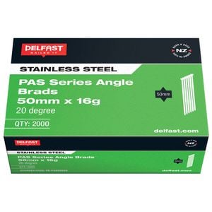 Delfast 50mm 16 gauge Stainless Steel Angle Brad 2000pc