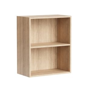 Kaboodle 400-499mm Almond Oak Customisable Wall Open Shelf