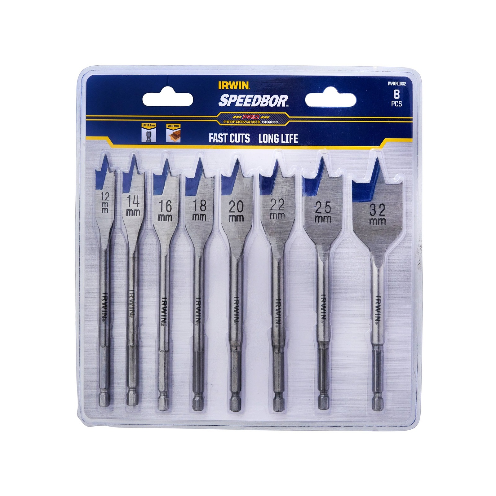 IRWIN 8 Piece Spade Bit Set Bunnings Australia