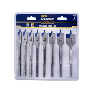 IRWIN 8 Piece Spade Bit Set