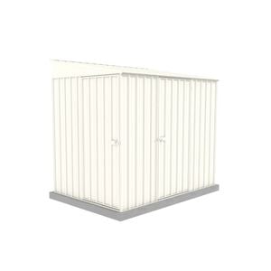 Absco Sheds 1.52 x 2.26 x 2.06m Surfmist Narrow Double Door Garden Shed