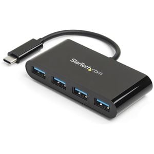 Startech.com Usb C Hub - 4 Port Usb C To Usb-a (4x) - Bus Powered Usb Hub - Usb Type C To Usb Hub