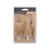 Craftright 3pc Step Drill Set