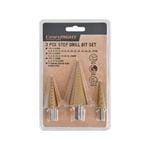 Craftright 3pc Step Drill Set