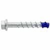 DeWALT 12 x 80mm Blue Tip Galvanised Hex Screw Bolt - 4 Pack