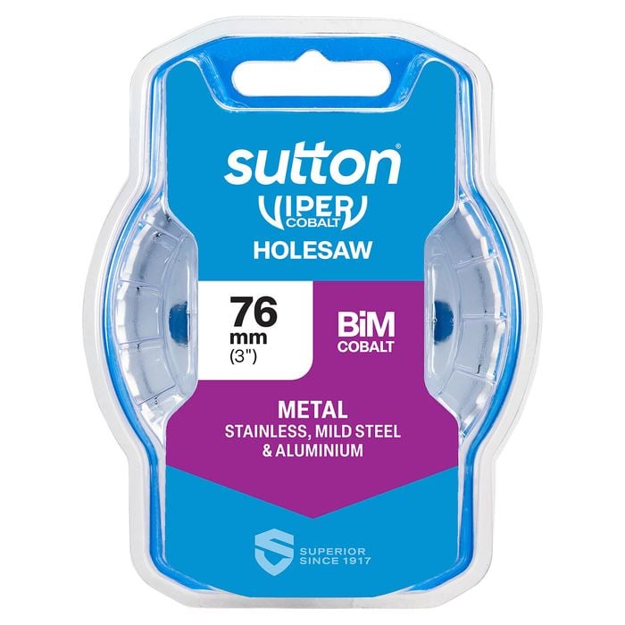 Sutton 76mm Viper Bimetal Cobalt Holesaw