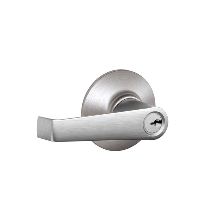 Schlage Satin Chrome F Series Elan Entrance Leverset