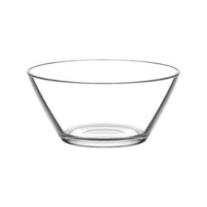 LAV Vega Glass Serving Bowl - Clear Nesting Kitchen Mixing Bowls - 215ml - 10.5cm