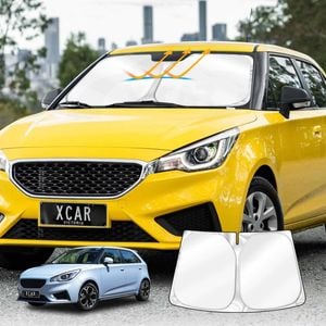 WindScreen Sun Shade for MG 3 MG3 2016-2024 Blocks UV Rays Foldable Wind Screen Sun Visor