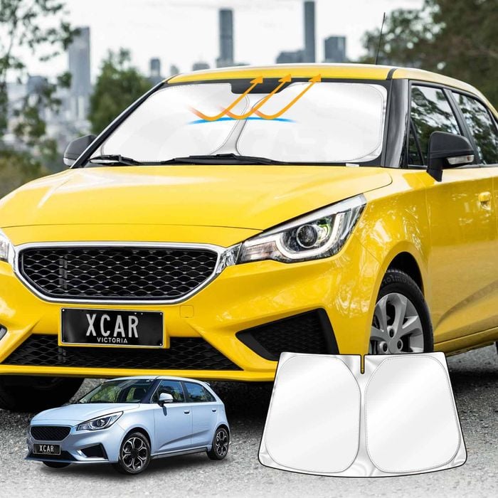 WindScreen Sun Shade for MG 3 MG3 2016-2024 Blocks UV Rays Foldable Wind Screen Sun Visor