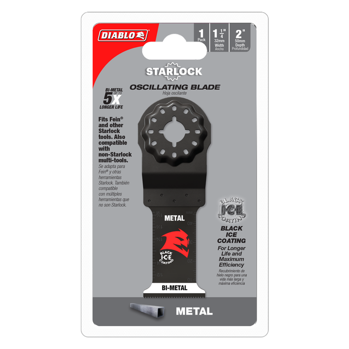 Diablo 32mm Starlock Bi-Metal Multi-Tool Blade For Metal 