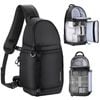 10l Camera Sling Backpack Black