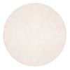 Loopsie-120cm X 120cm-monetta Ivory Diamond Round Rug