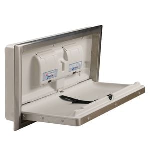 Metlam Australia Stainless Steel Recessed Horizontal Baby Change Station