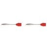 2PK Dexas Gadget Silicone 26.5cm Baster Cooking Brush - Red
