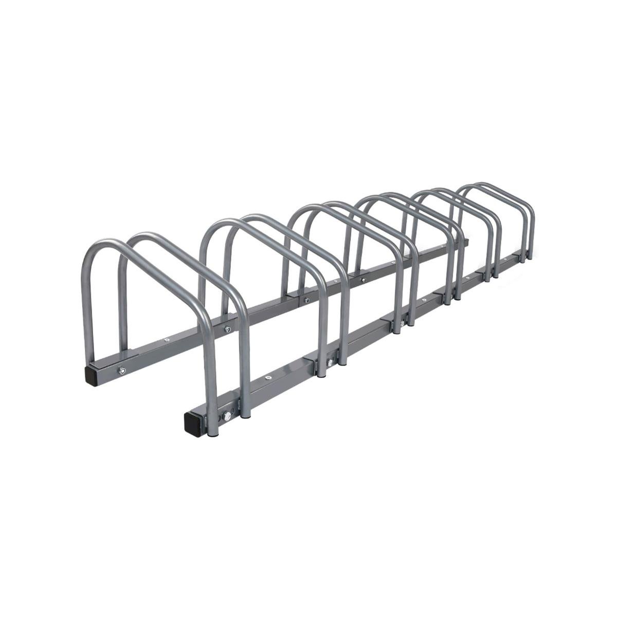 6 Bike Rack Floor Parking Storage Stand Bicycle Cycling Holder Portable Silver Bunnings Australia