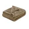 Bloomington Soft Diamond Fleece Throw Rug/Blanket 150 x 200 cm Latte