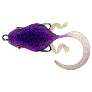 Chasebait Lures Wiggle Bomb 35mm Weedless Double Hook 2Pcs Fishing Lure - Deep Purple