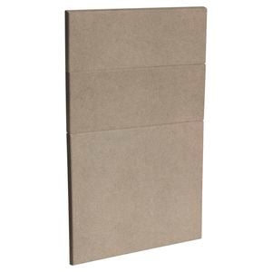 Kaboodle 450mm Raw Board Modern Drawer Panel - 3 Pack