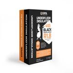 Expol Black R1.8 1240 x 410 x 60mm Polystyrene Insulation Panel - 11 Pack