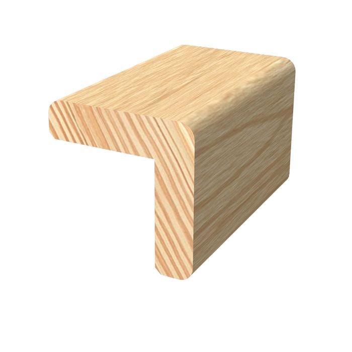 30 x 30mm 3.0m External Corner Rounded Edging Clear Pine