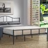 Istyle Jovy King Single Bed Frame Metal Grey