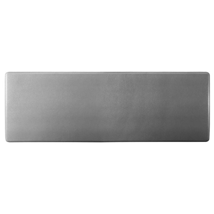 Maxfind 44 x 120cm Silver Anti Fatigue Bevelled Mat