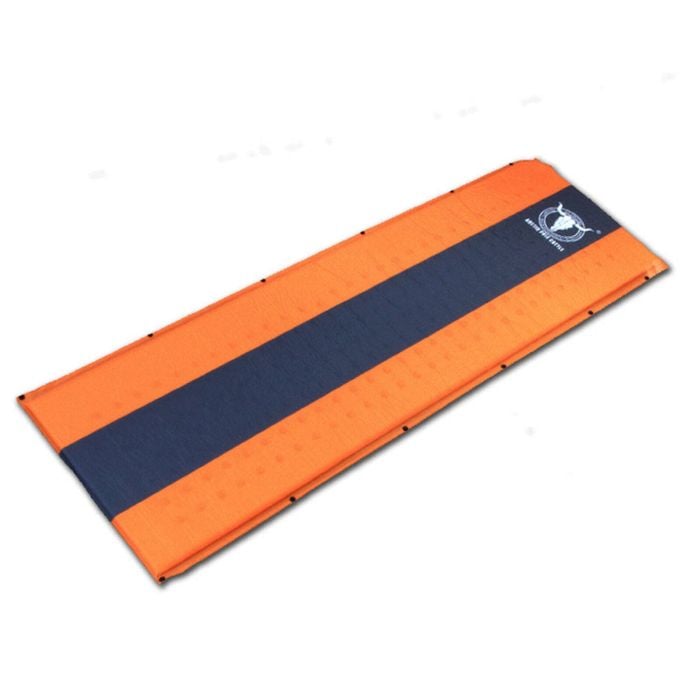 Self Inflating Mattress Sleeping Mat Air Bed Camping Camp Hiking Joinable Single - Orange