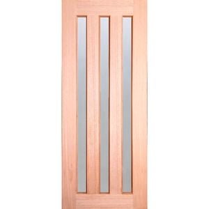 Woodcraft 2040 x 820 x 40mm Entrance Door Frosted Safety Glass SD011
