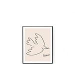 Aura Furniture 300mm*400mm White  Teyr Framed Wall Art