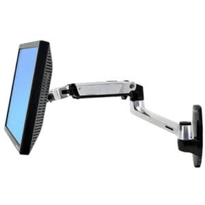 Ergotron Mounting Arm For Lcd Monitor, Monitor, Tv - Polished Aluminum - 86.4 Cm (34") Screen Support