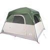 vidaXL Camping Tent Cabin 4-Person Green Waterproof tent camping shelter