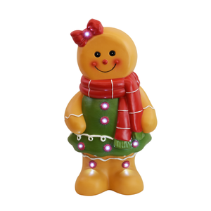 Click 45cm Gingerbread Girl Blow Mould with Lights