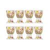 2x 4pc Ashdene Playful Bunnies Egg Cup Holder Serveware Set