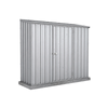 Absco Sheds 2.26 x 0.78 x 1.95m Zincalume Single Door Space Saver Garden Shed