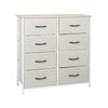 Levede 8 Chest of Drawers Storage Cabinet Beige